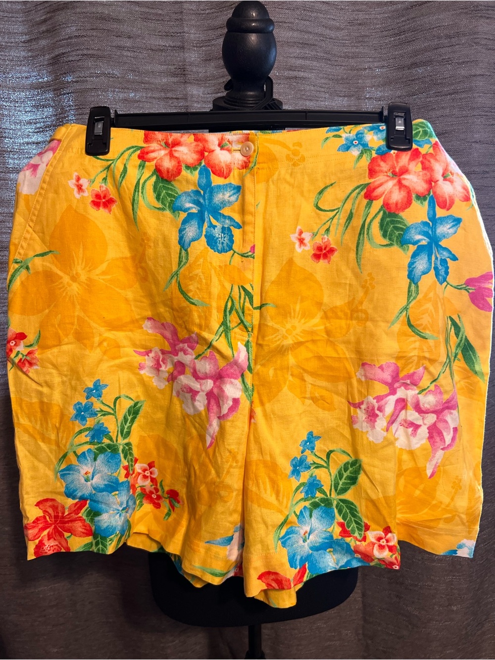 Ralph Lauren Yellow Floral Bermuda Shorts